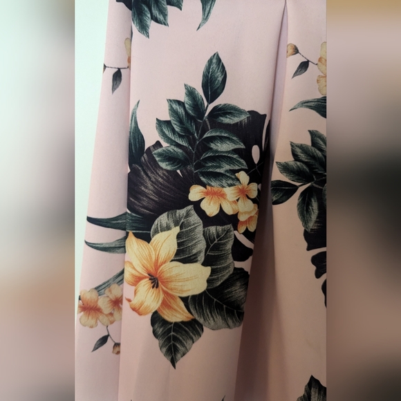 VINTAGE-STYLE HAWAIIAN PRINT CIRCLE SKIRT SIZE 18 - Picture 2 of 9